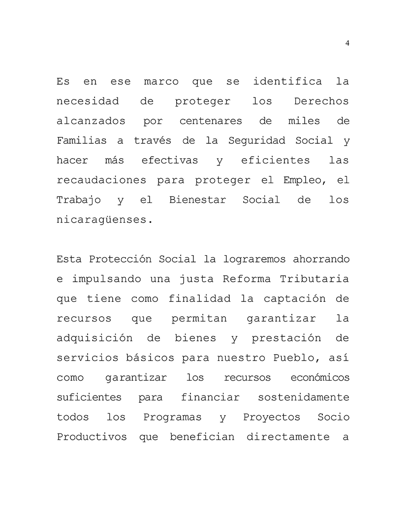 una reforma fiscal para proteger los derechos de las familias nicarag&uuml;enses